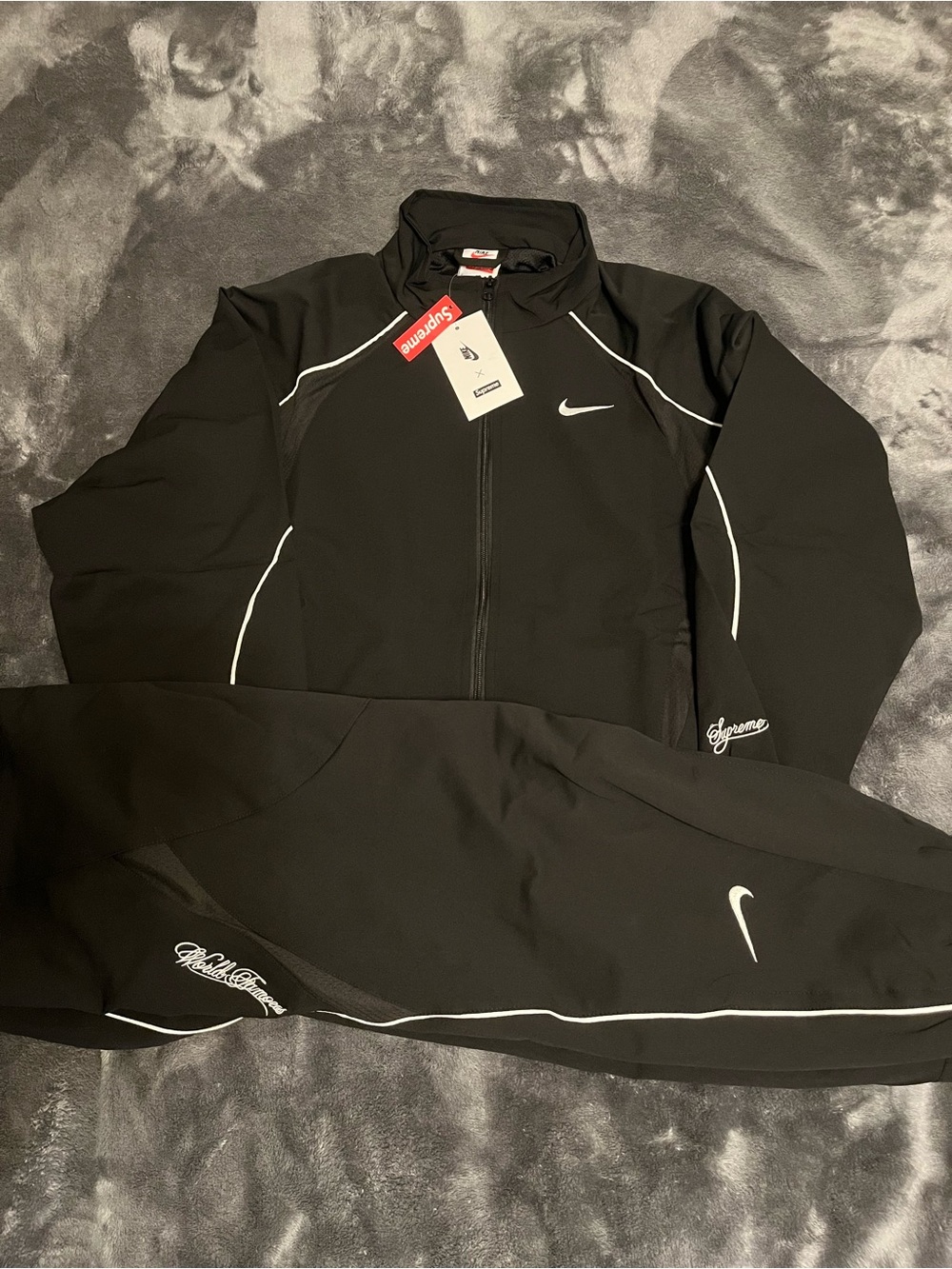 Nike x Supreme Tracksuit Black